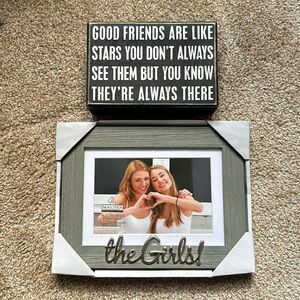 Picture Frame & Sign